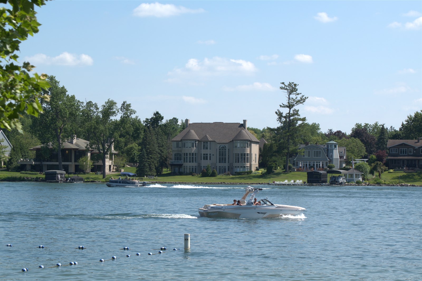 Members out on Pine Lake